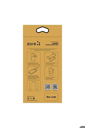 Apple iPhone XS Max Uyumlu Zore Nano Micro Temperli Ekran Koruyucu