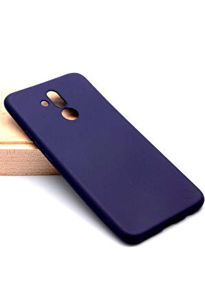 Huawei Mate 20 Lite Uyumlu Kılıf Zore Premier Silikon Kapak Lacivert