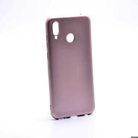 Huawei Honor Play Uyumlu Kılıf Zore Premier Silikon Kapak Mürdüm