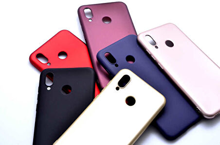 Huawei Honor Play Uyumlu Kılıf Zore Premier Silikon Kapak Mürdüm