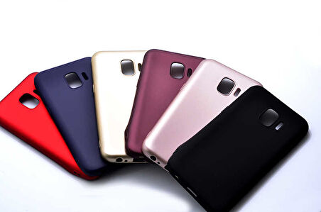 Samsung Galaxy J2 Core Uyumlu Kılıf Zore Premier Silikon Kapak Lacivert