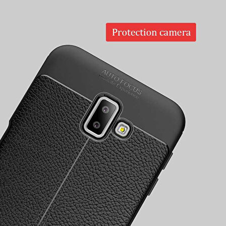 Samsung Galaxy J6 Plus Uyumlu Kılıf Zore Niss Silikon Kapak Kırmızı
