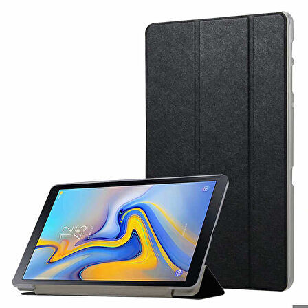Samsung Galaxy Tab A T590 Uyumlu Zore Smart Cover Standlı 1-1 Kılıf Yeşil