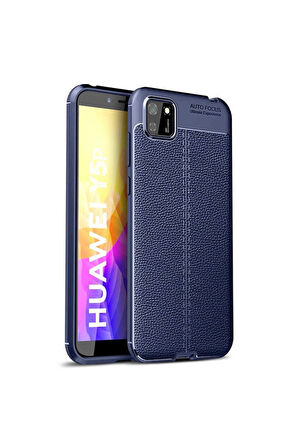 Huawei Y5P Uyumlu Kılıf Zore Niss Silikon Kapak Lacivert