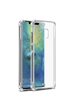 Huawei Mate 20 Pro Uyumlu Kılıf Zore Nitro Anti Shock Silikon