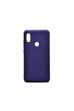 Xiaomi Redmi Note 6 Pro Uyumlu Kılıf Zore Premier Silikon Kapak Lacivert