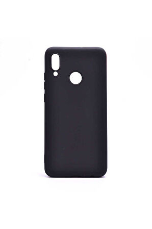 Huawei Y9 2019 Uyumlu Kılıf Zore Premier Silikon Kapak Siyah