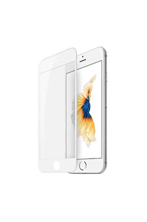 Apple iPhone 6 Uyumlu Zore Eto Cam Ekran Koruyucu Beyaz