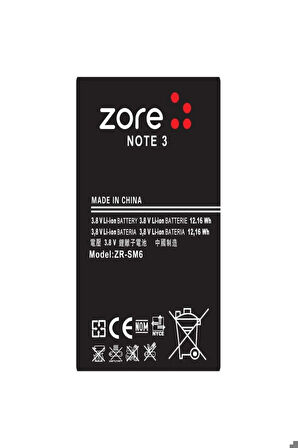 Galaxy Note 3 2800 Mah Zore Quality Batarya