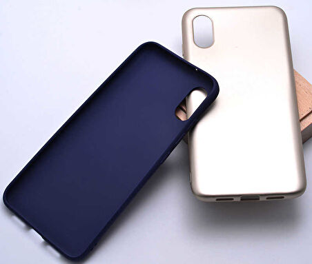 Xiaomi Mi 8 Pro Uyumlu Kılıf Zore Premier Silikon Kapak Mürdüm