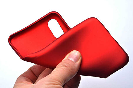 Xiaomi Mi 8 Pro Uyumlu Kılıf Zore Premier Silikon Kapak Mürdüm