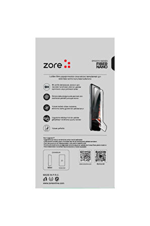 Samsung Galaxy M20 Uyumlu Zore Fiber Nano Ekran Koruyucu