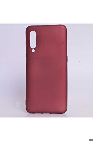 Xiaomi Mi 9 Uyumlu Kılıf Zore Premier Silikon Kapak Mürdüm