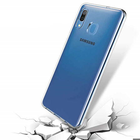 Samsung Galaxy A30 Uyumlu Kılıf Zore Süper Silikon Kapak