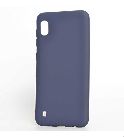 Samsung Galaxy A10 Uyumlu Kılıf Zore Premier Silikon Kapak Lacivert