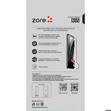 Samsung Galaxy A10 Uyumlu Zore Fiber Nano Ekran Koruyucu