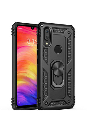 Samsung Galaxy A30 Uyumlu Kılıf Zore Vega Kapak Siyah