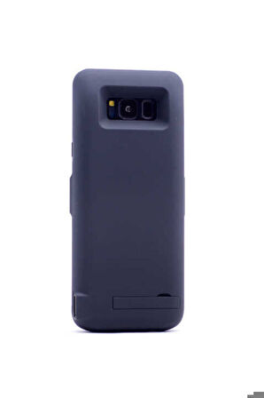 Samsung Galaxy S8 Uyumlu Şarjlı Kılıf Harici Batarya Siyah