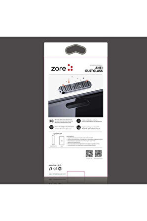 Apple iPhone 8 Uyumlu Zore Anti-Dust Glass Temperli Ekran Koruyucu Beyaz