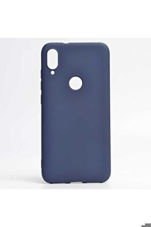 Xiaomi Mi Play Uyumlu Kılıf Zore Premier Silikon Kapak Lacivert