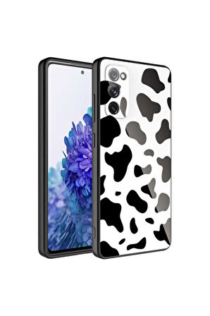 Samsung Galaxy S20 FE Uyumlu Kılıf Kamera Korumalı Desenli Sert Silikon Zore Epoksi Kapak NO7