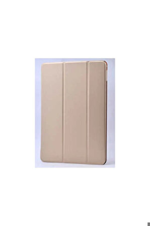 Apple iPad 9.7 2018 (6.Nesil) Uyumlu Zore Smart Cover Standlı 1-1 Kılıf Gold