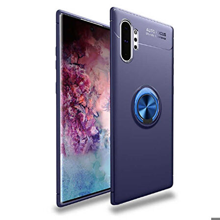 Samsung Galaxy Note 10 Plus Uyumlu Kılıf Zore Ravel Silikon Kapak Kırmızı