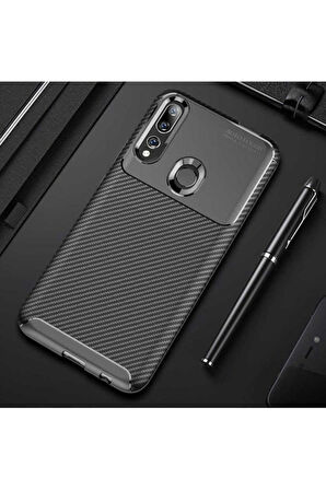 Huawei Y9 Prime 2019 Uyumlu Kılıf Zore Negro Silikon Kapak Siyah