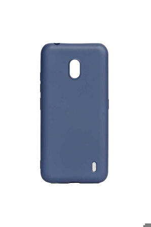 Nokia 2.2 Uyumlu Kılıf Zore Premier Silikon Kapak Lacivert