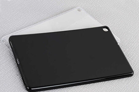 Samsung Galaxy Tab A 10.1 (2019) T510 Uyumlu Kılıf Zore Tablet Süper Silikon Kapak Beyaz