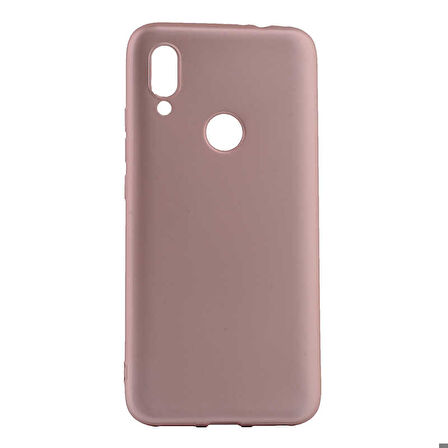 Xiaomi Redmi 7 Uyumlu Kılıf Zore Premier Silikon Kapak Rose Gold