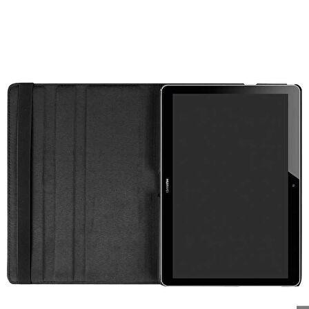 Huawei T3 7 inç Uyumlu Zore Dönebilen Standlı Kılıf Lacivert
