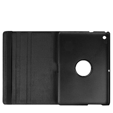 Huawei T3 7 inç Uyumlu Zore Dönebilen Standlı Kılıf Lacivert