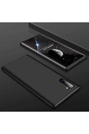 Samsung Galaxy Note 10 Uyumlu Kılıf Zore Ays Kapak Siyah