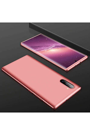 Samsung Galaxy Note 10 Uyumlu Kılıf Zore Ays Kapak Rose Gold