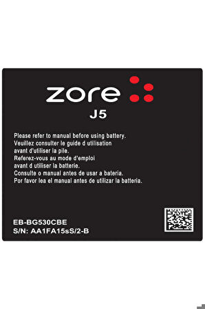 Galaxy J5 2600 Mah Zore Quality Batarya