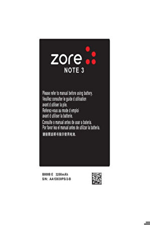 Galaxy Note 3 3200 Mah Zore Quality Batarya