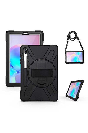 Samsung Galaxy Tab S6 T860 Uyumlu Kılıf Zore Defender Tablet Silikon