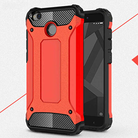 Xiaomi Redmi 4x Uyumlu Kılıf Zore Crash Silikon Kapak Mavi