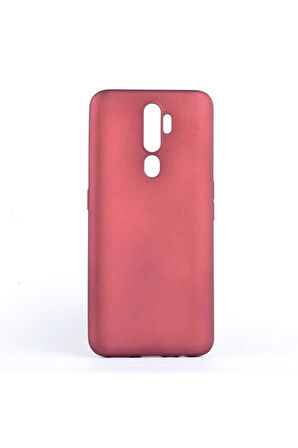 Oppo A5 2020 Uyumlu Kılıf Zore Premier Silikon Kapak Mürdüm