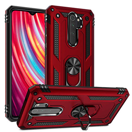 Xiaomi Redmi Note 8 Pro Uyumlu Kılıf Zore Vega Kapak Mavi