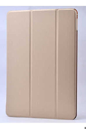 Samsung Galaxy Tab S6 T860 Uyumlu Zore Smart Cover Standlı 1-1 Kılıf Gold