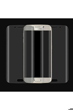 Samsung Galaxy S6 Edge Uyumlu Zore Süper Pet Ekran Koruyucu Jelatin Renksiz