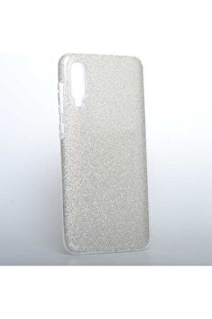 Samsung Galaxy A70 Uyumlu Kılıf Zore Shining Silikon Gri