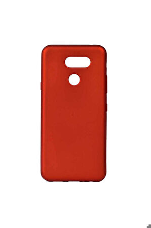 LG K40S Uyumlu Kılıf Zore Premier Silikon Kapak Kırmızı