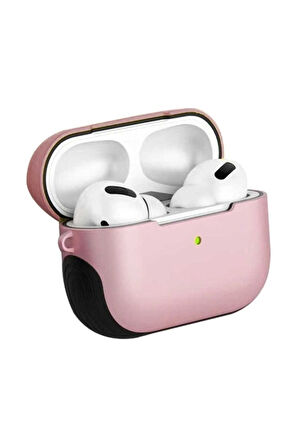 Apple Airpods Pro Uyumlu Kılıf Zore Shockproof Silikon Pembe