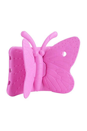 Apple iPad Mini 1 Uyumlu Zore Butterfly Standlı Tablet Kılıf Pembe