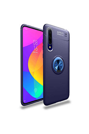 Huawei P Smart Pro 2019 Uyumlu Kılıf Zore Ravel Silikon Kapak Siyah-Kırmızı