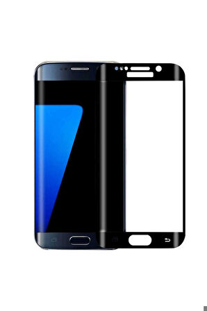 Samsung Galaxy S7 Edge Uyumlu Zore Süper Pet Ekran Koruyucu Jelatin Siyah