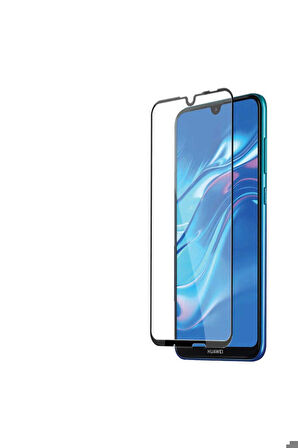 Huawei Y6S 2019 Uyumlu Zore Kenarları Kırılmaya Dayanıklı Cam Ekran Koruyucu